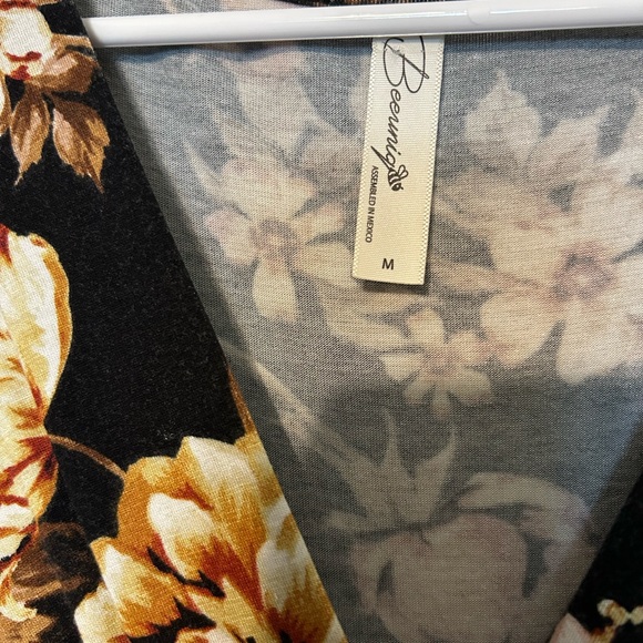 Black Dress with White/Pink Flowers - Picture 4 of 4